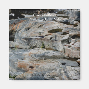 Glazial- Schlaglöcher Shelburne Fälle MA-Magnet Magnet