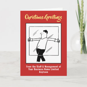 Glazier Glass and Glazing Company Christmas Card Feiertagskarte
