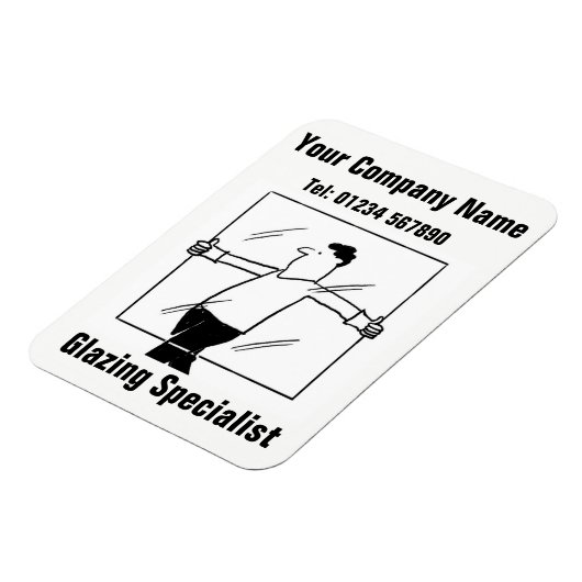 Glazier, Glass und glänzende Magnet (Linke Seite)