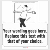 Glazier Glass und glänzende Werbung Aufkleber (Blatt)