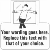 Glazier Glass und glänzende Werbung Aufkleber (Vorderseite)