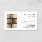 Glazier Glazing Glass Work Business Card Visitenkarte (Vorderseite)