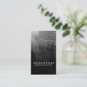 Glazier Glazing Glass Work Business Card Visitenkarte (Stehend Vorderseite)