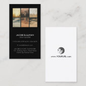 Glazier Glazing Glass Work Business Card Visitenkarte (Vorne/Hinten)