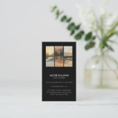 Glazier Glazing Glass Work Business Card Visitenkarte (Stehend Vorderseite)