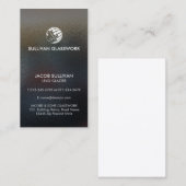 Glazier Glazing Glass Work Business Card Visitenkarte (Vorne/Hinten)