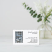 Glazier Glazing Glass Work Business Card Visitenkarte (Stehend Vorderseite)