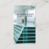 Glazier Glazing Glass Work Visitenkarte (Vorderseite)