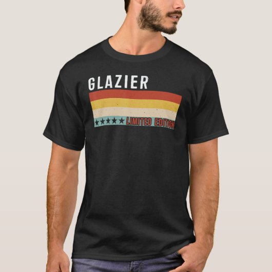 Glazier Job Title Profession Worker Appreciation I T-Shirt (Vorderseite)