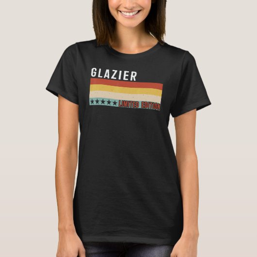 Glazier Job Title Profession Worker Appreciation I T-Shirt (Vorderseite)