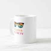 Glazier Off Duty Kaffeetasse (Vorderseite Links)
