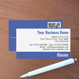 Glazier QR Code Business Card Visitenkarte