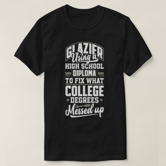 Glazier Window Fitter Pub1 T-Shirt (Design vorne)