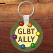 GLBT Ally Baubles Schlüsselanhänger (Vorderseite)