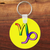 GLBT Capricorn Schlüsselanhänger (Vorderseite)