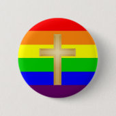 GLBT christlicher Stolz Button (Vorderseite)