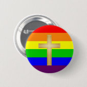 GLBT christlicher Stolz Button (Vorne & Hinten)