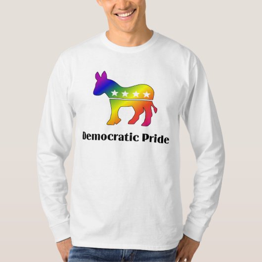 GLBT demokratischer Stolz (2) T-Shirt (Vorderseite)