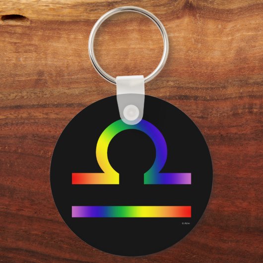 GLBT Libra Schlüsselanhänger (Vorderseite)