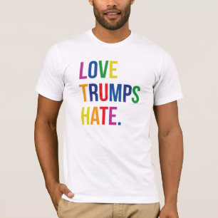GLBT Liebe Trumps Hate T-Shirt