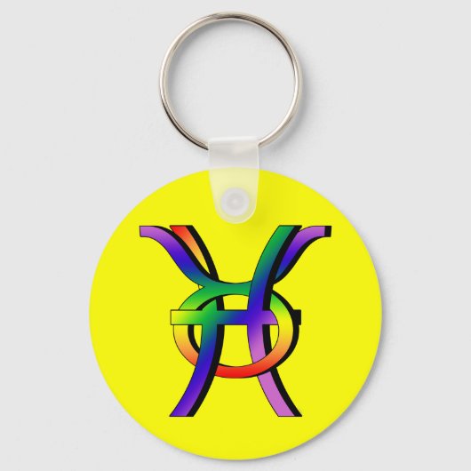 GLBT Pisces & Taurus Schlüsselanhänger (Vorderseite)