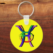 GLBT Pisces & Taurus Schlüsselanhänger (Vorderseite)