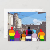 GLBT Pride People in Castro #2 Postkarte (Vorne/Hinten)