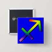 GLBT Schütze Button (Vorne & Hinten)