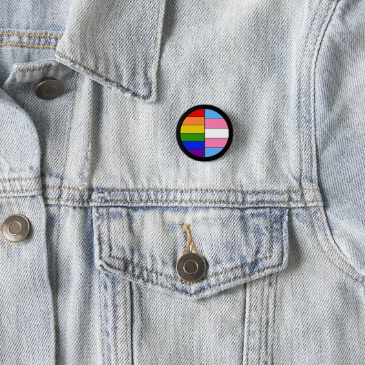 GLBT solidaritäts-Knopf Button (Beispiel)