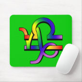 GLBT Steinbock u. Waage Mousepad (Mit Mouse)