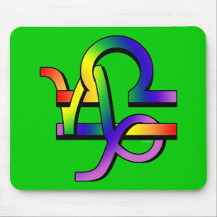 GLBT Steinbock u. Waage Mousepad