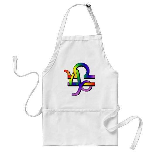 GLBT Steinbock u. Waage Schürze (Vorne)