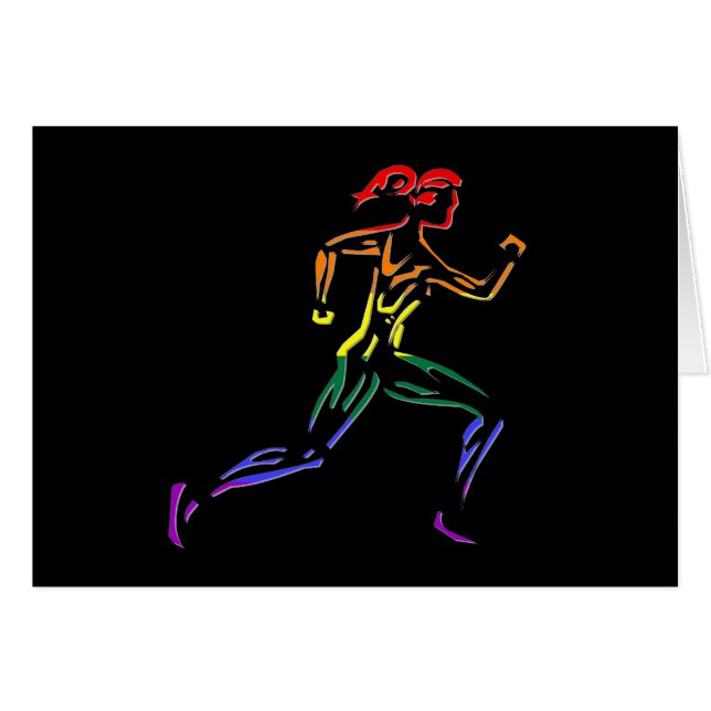 GLBT Stolz-Frau-Läufer (Vorderseite (Horizontal))