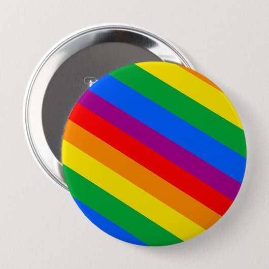 GLBT Stolz Stripes 2 Button (Vorne & Hinten)