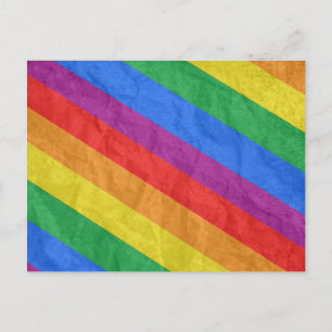 GLBT-Streifen 2 Postkarte