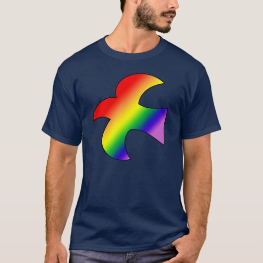 GLBT Taube T-Shirt (Vorderseite)