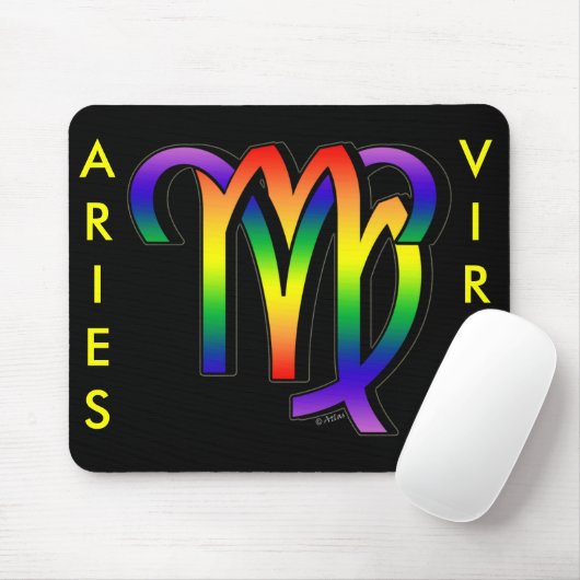GLBT Widder u. Jungfrau Mousepad (Mit Mouse)