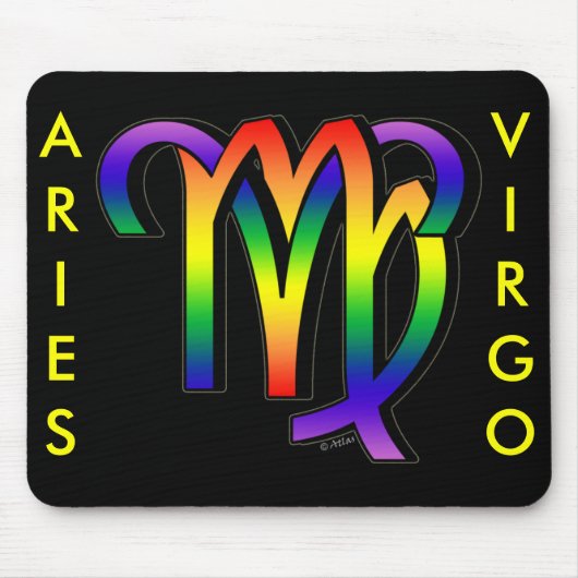GLBT Widder u. Jungfrau Mousepad (Vorne)