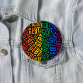 GLBT WORD PATTERN FARBE -.pnng Button (Beispiel)