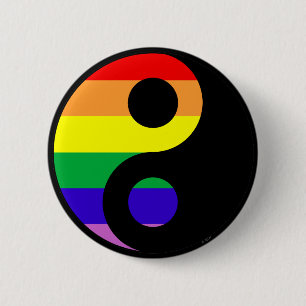 GLBT YinYang Button