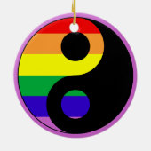 GLBT YinYang Keramikornament (Hinten)