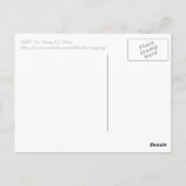 GLBT YinYang Postkarte (Rückseite)