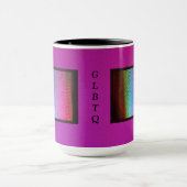 GLBTQ mit LED-Wäsche-Beleuchtung Tasse (Zentrum)