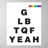 GLBTQF Yeah! Poster (Vorne)