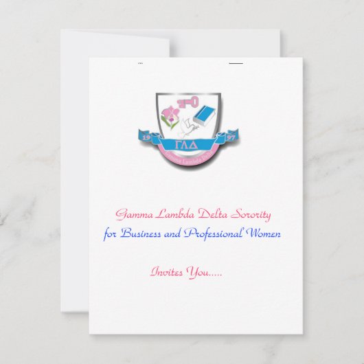 GLD-Einladungen Einladung (Vorderseite)