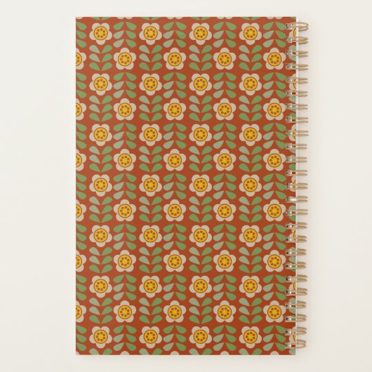 GLEAM GLADE - Botanical Pattern Planner Planer (Rückseite)