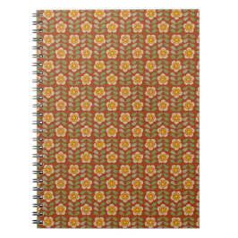 GLEAM GLADE - Botanisches Muster-Notebook Notizblock