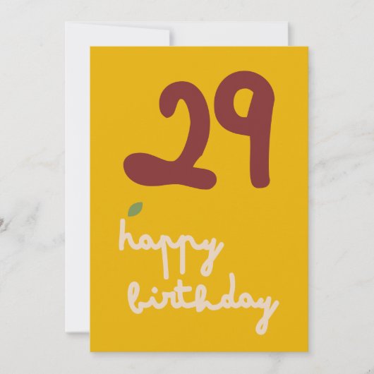 GLEAM GLADE - Einladungskarte zum Geburtstag (Vorderseite)