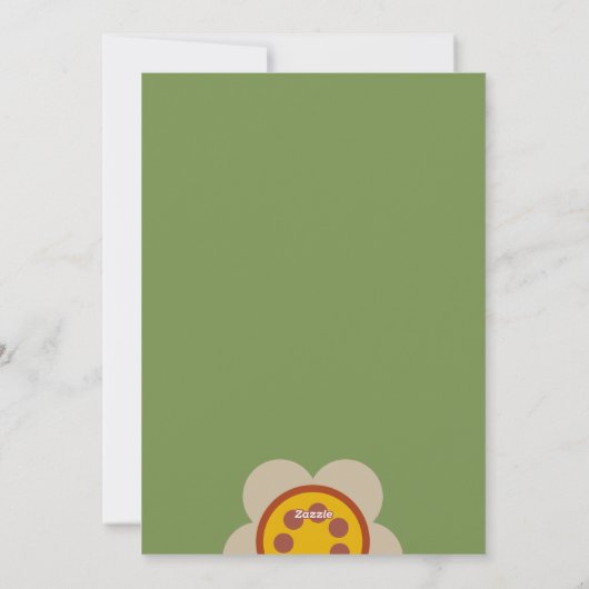 GLEAM GLADE - Einladungskarte zum Geburtstag (Rückseite)