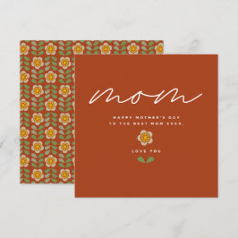GLEAM GLADE - Mother's Day Floral Invitation Card Einladung